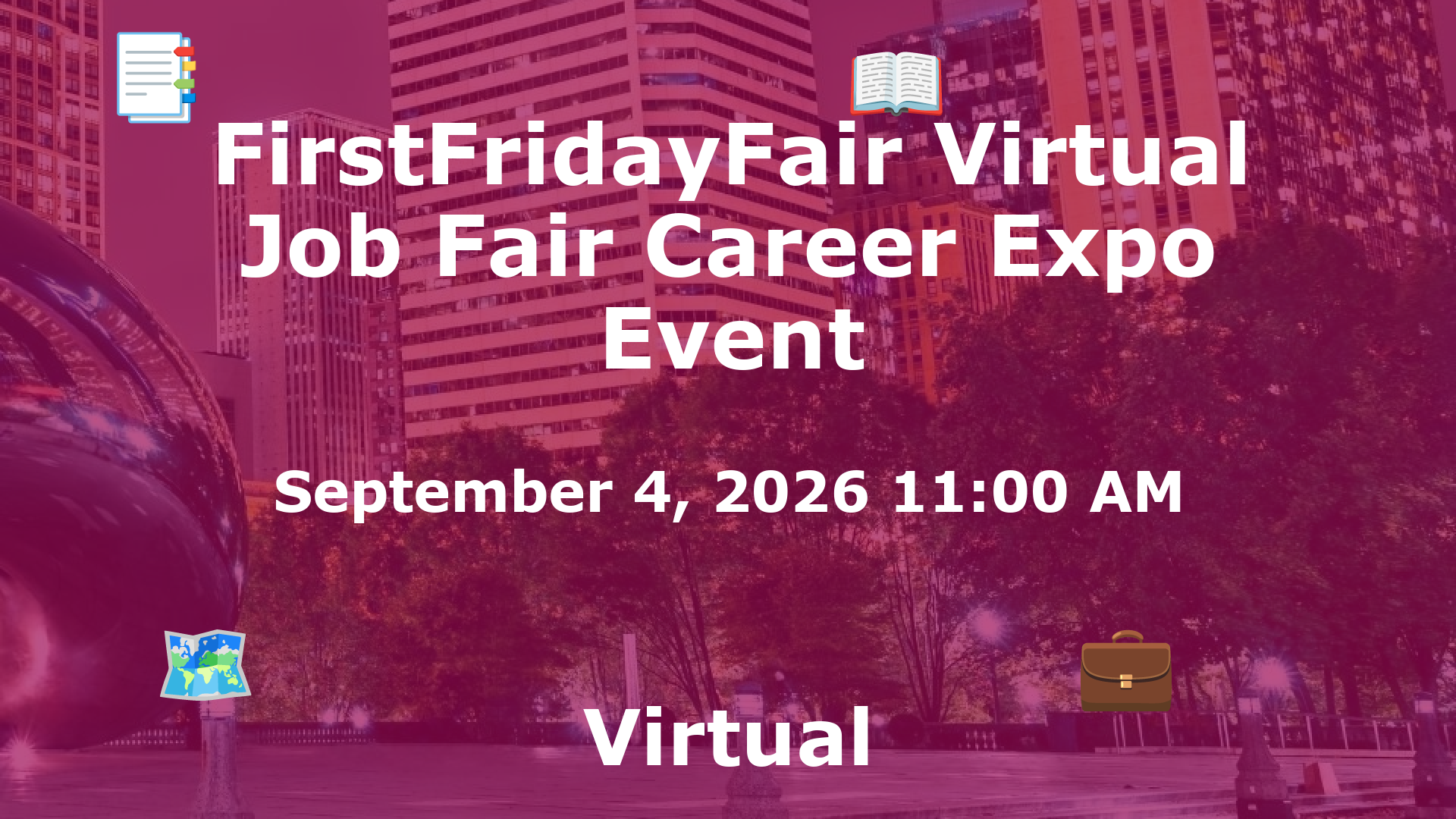 FirstFridayFair Virtual Job Fair Career Expo Event event image